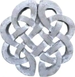 Callum - Plaque - Keltisches Motiv, Ø 20cm | Steinguss 