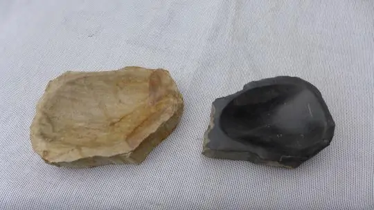 Petrified wood bowl 