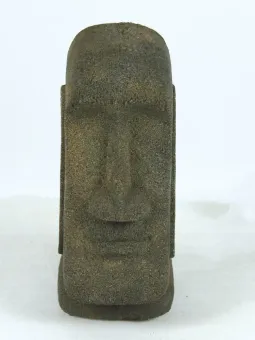 Tiki-Kopf, 14 cm, olive 