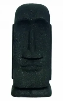 Tiki head, 25 cm H, black 