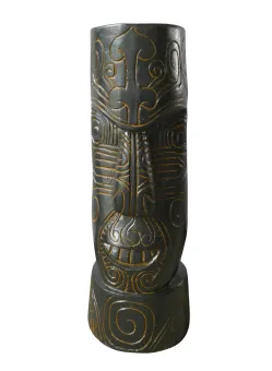 Tiki, 95 cm Höhe | GRC (Fasersteinguss), Kupferfinish 