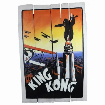 Handbemaltes Schild „King Kong“, 60 x 40 cm 