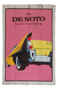 SALE - Hand painted sign "De Soto 