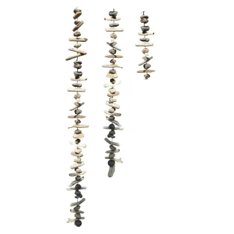 Deko-Hänger – Treibholz und Stein, ca. 150 cm, natur 