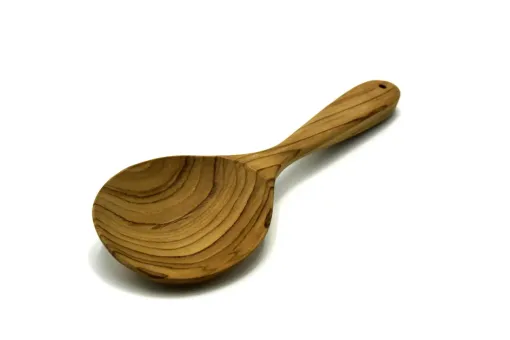 Vierkantlöffel aus Holz, aus Teakholz, 26 cm L 
