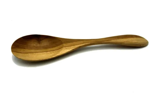 Holzlöffel, aus Teakholz, 16 cm L 