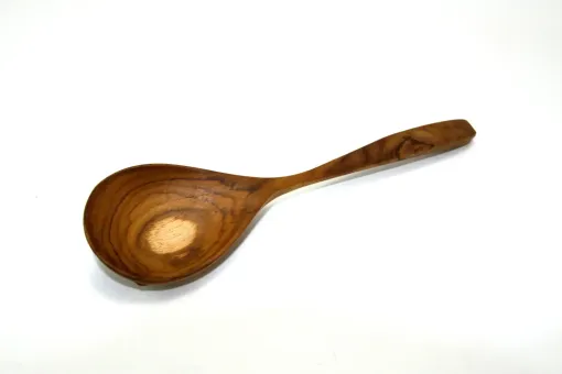 Holzlöffel, aus Teakholz, 21,5 cm L 