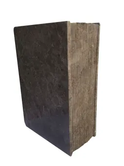 SALE - Book in marble, grey 