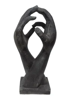 2 stehende Hände, abstrakte Skulptur, 100 cm 