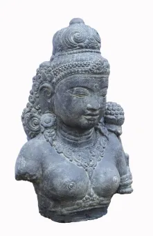 Dewi-Tara-Büste, 50 cm, Antikfinish 