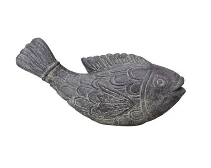 Fish on a plinth, 25 cm L 