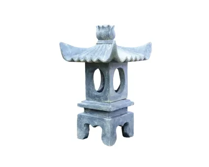 SALE - Japanese garden lantern, ca. 70 cm H, cast stone 