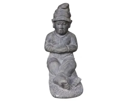 Lying goblin on base, ca. 47 cm L 