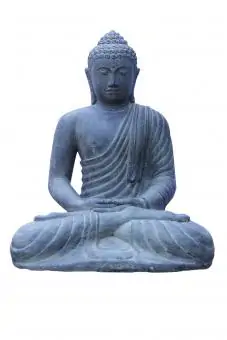 Sitzender Buddha "Meditation", indisch, in verschiedenen Größen, 50 cm, Vollguss