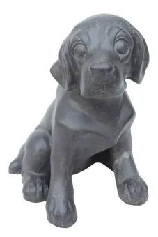 Sitting dog, approx. 40 cm H 