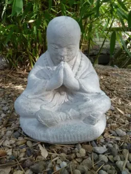 Sitzender Mönch, ca. 20 cm 