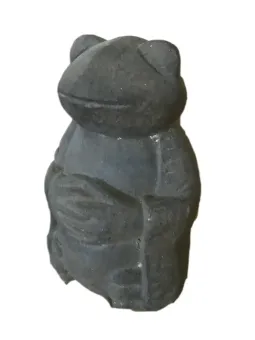 Stehender Frosch als Mönch, 20 cm 