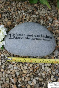 SALE - banner stone, garden poetry 