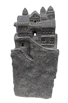 Castle on rock, 80 cm H 