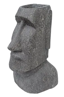 Moai as plant pot, 60 cm H 