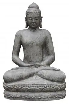 Sitzender Buddha "Meditation", indisch, in verschiedenen Größen, 150 cm, Hohlguss
