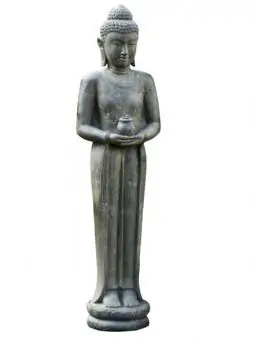 Stehender Buddha "mit Gefäß", indisch, in verschiedenen Größen, 