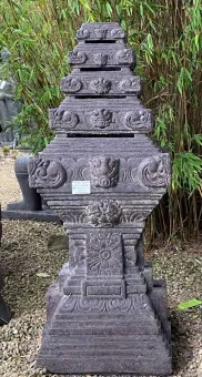 Gartenlaterne als Java-Tempel, ca. 100 cm 