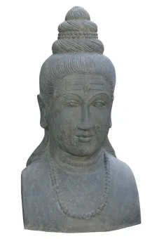 SALE – Shiva-Büste als Wasserspiel, 115 cm 