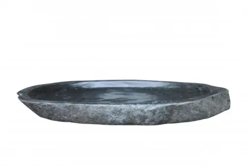 Stone bowl (bird bath), polished surface, size M 